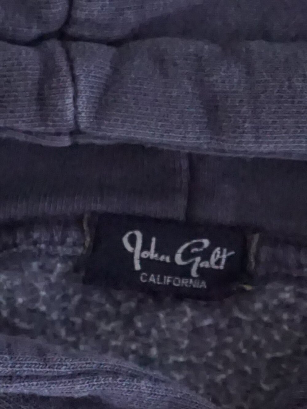 John Galt Navy Los Angeles 1984 Flag Embroidered Drawstring Kangaroo Pocket M - Picture 3 of 12
